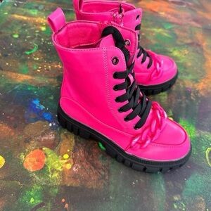 MIA Kids Boots in Bold Pink